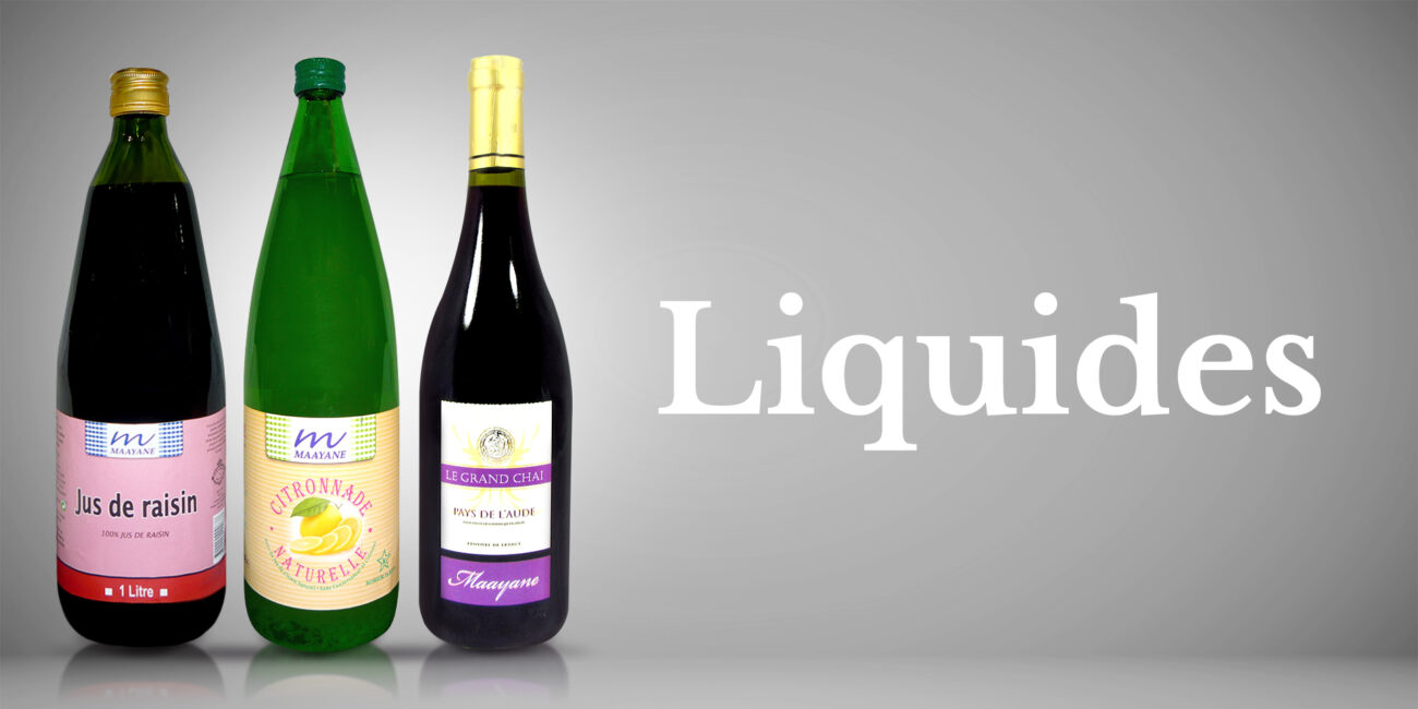 Boissons et liquides casher MAAYANE